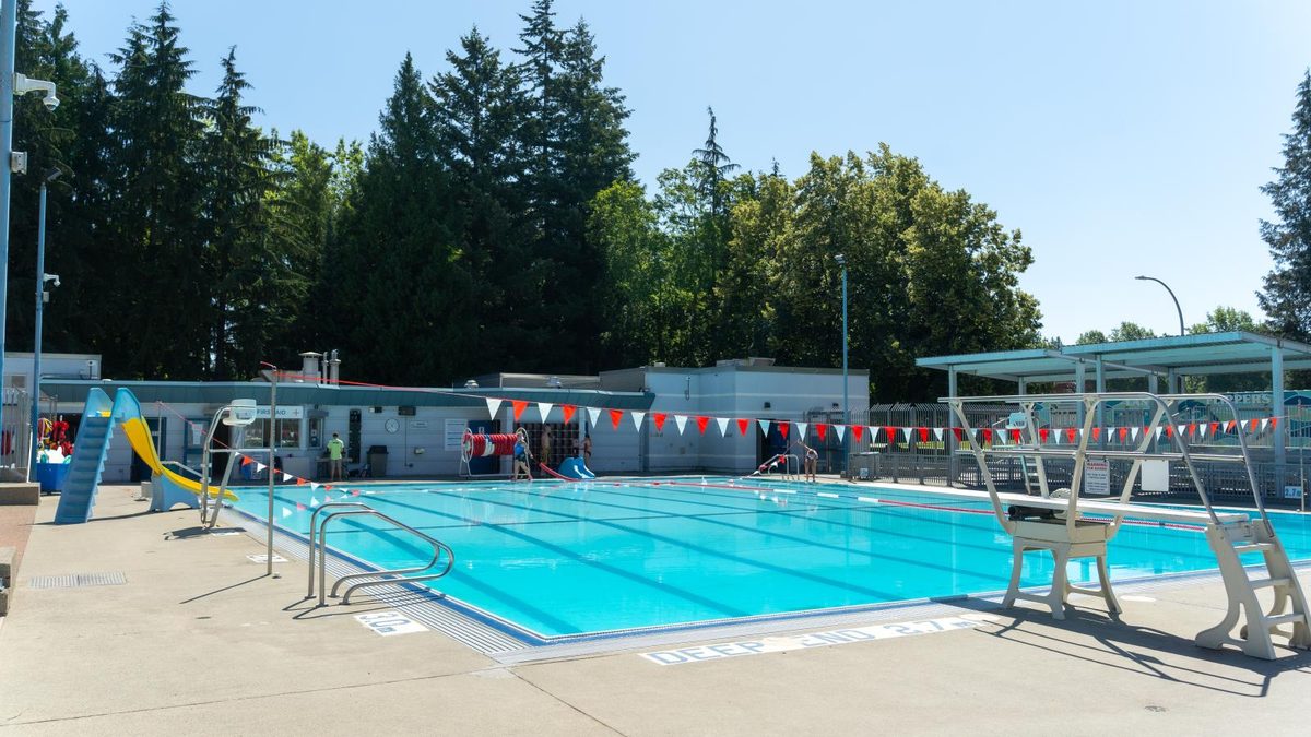 The outdoor pool at Al Anderson Memorial Pool in City Park