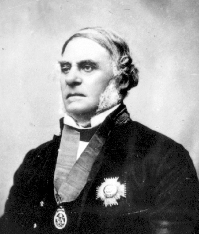 A portrait of Governor James Douglas