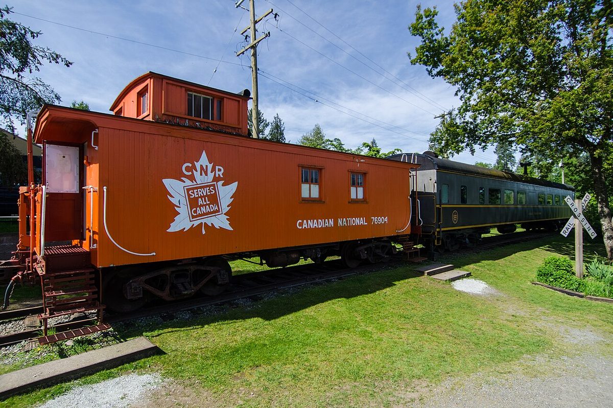 The Fort Langley CN station