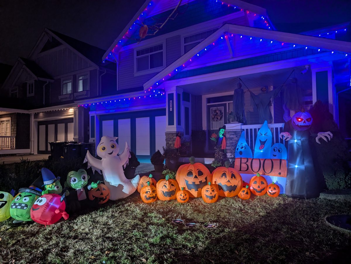 BOO, ghosts and a pumpkin patch of inflatables